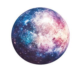 Obraz premium A galaxy isolated on transparent white background, clipping path