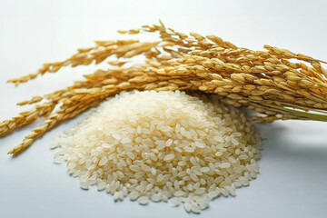 generative ai,가을 추수 흰 쌀알 이미지