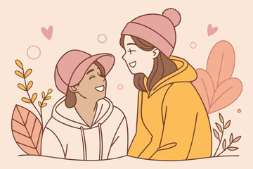 Hand painted watercolor script font with soft brushstrokes