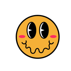 Retro Emoticon Illustration
