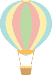 Fototapeta premium hot air balloon vector