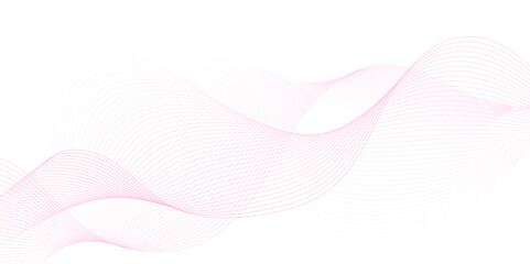 pink wave curve lines banner background design. Digital frequency track equalizer. Stylized line art background. modern soft luxury texture with smooth and clean vector subtle background illustration