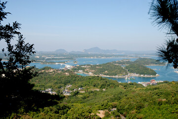 The panoramic view from AMAKUSA to UNZEN, SHIMABARA / 天草から眺める雲仙・島原までのパノラマビュー