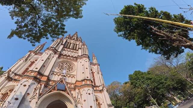 The Our Lady of Lourdes Church is located in Tiruchirapalli city, Tamil Nadu, India. Built in the Gallo-Catholic design, the Church is devoted to Our Lady of Lourdes. 100 years old church in World.