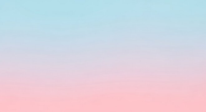 A gradient background transitioning from light blue at the top to soft pink at the bottom.