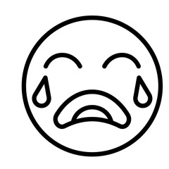 Emoticon Outline