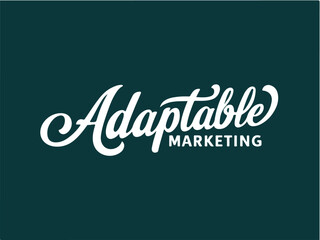 Elegant Minimalist Adaptable Marketing Logo Design.eps