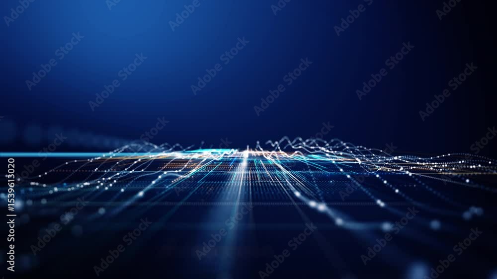 Aufkleber big data analytics abstract visualization