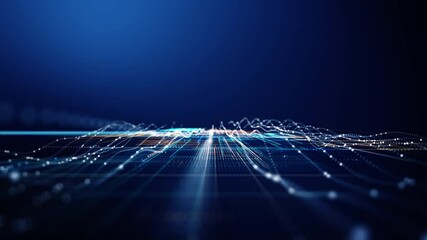 Big Data Analytics Abstract Visualization - Powered by Adobe