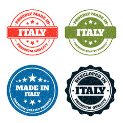 Made in Italy. Premium Quality Product Badges