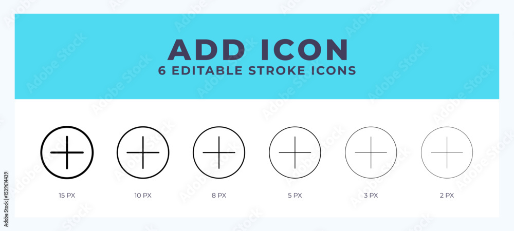 Poster add icon. regular line. thin line. bold line. vector illustration.