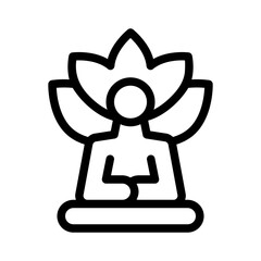 mindfulness line icon