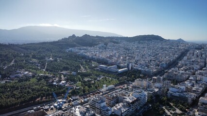 view from the top of the hill
