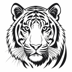 tiger head vector