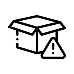 warning label line icon