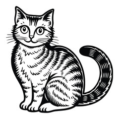 Obraz premium cute cartoon dogs and cats