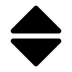 Vector player icon in solid and minimalist style. Designed for user interfaces, music applications. This SVG icon is fully scalable. A perfect addition to modern digital audio environments.