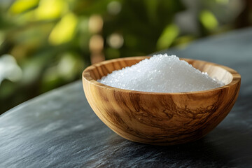 sea salt in a bowl
