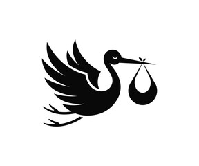 Stork Baby Logo