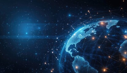 Obraz premium Global network