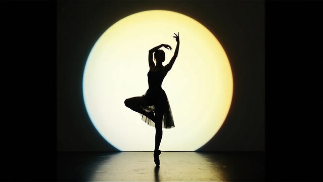 Minimalist Spotlight Silhouette