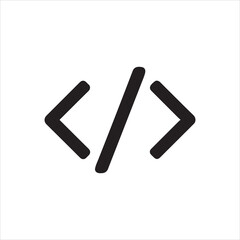 Obraz premium Abstract programming code symbol design