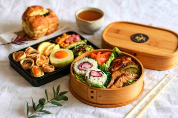 The Delicious bento box arrangement