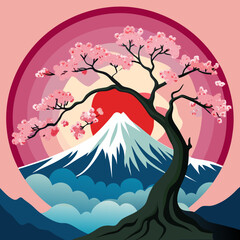 A Flying Horse with Feathery Wings Illustration