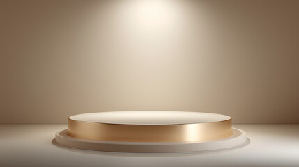 A round podium A background 2025