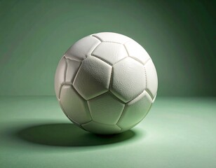 Iconic White Soccer Ball Showcasing Traditional Hexagon Design for Enhanced Playability