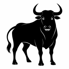 Powerful Bull Vector Illustration