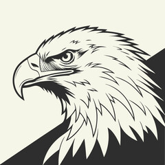 eagle head vector