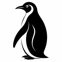 Obraz premium Penguin Silhouette Vector
