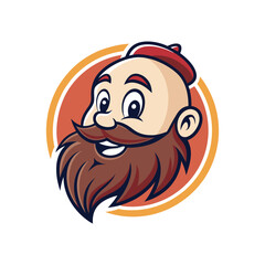 Man in Cap Icon Badge – Esports Logo, Sports Team Emblem, Gamer Avatar Design, Mascot Style Vector for Gaming Brands and Competitive Teams