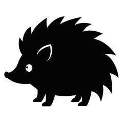 Black Silhouette Of A Cheetah Vector