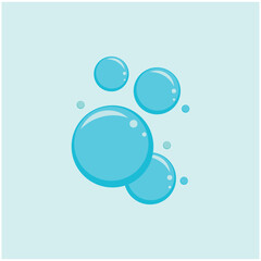 Bubble water logo and symbol design