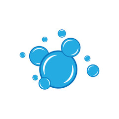 Bubble water logo and symbol design