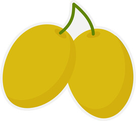 Hand drawn green branch olive template for olive oil products, packaging, food and drink concept.
