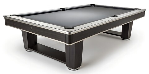 Pool table isolated 