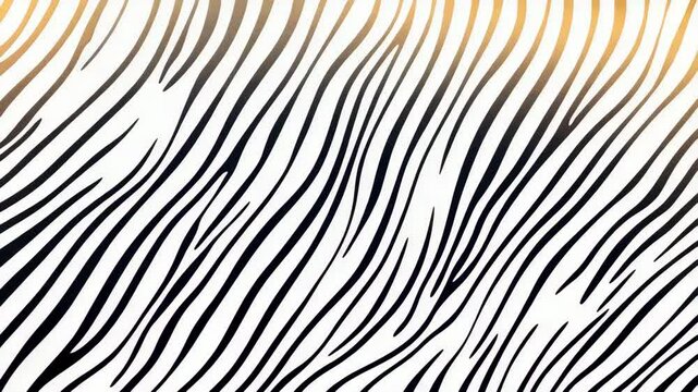 Seamless Zebra Stripe Pattern with Black and White Texture, Abstract Gradient Effect, Bold Animal Design, Dynamic Wavy Lines, Modern Touch, Unique Artistic Style