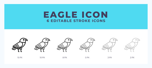 Eagle line icon. High quality icon symbol for web design. App