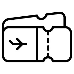 Ticket line icon