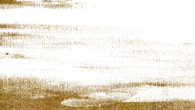 Golden paint brush stroke glittering texture.