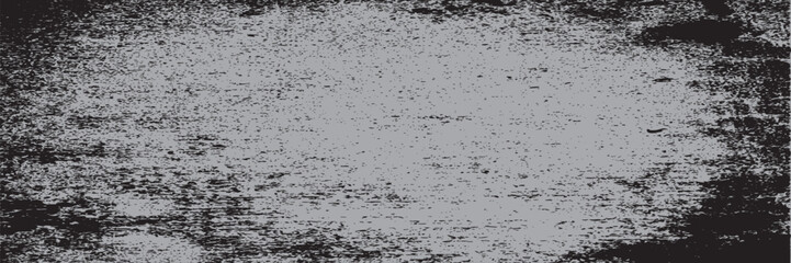 Abstract grunge black and white distressed texture background. Vector