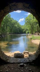 bridge over the river