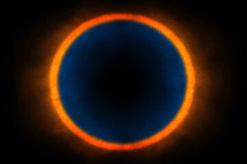 Black hole in deep space, cosmic landscape, black hole background	