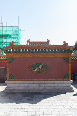 Glazed Red Screen Wall of the Shenyang Imperial Palace
