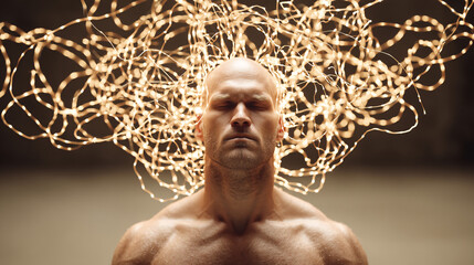 Concept the flow of imagination in the human brain.	