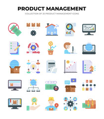 Product Management Icons. A Collection of 25 Essential Icons for Business