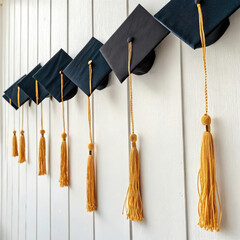 graduation cap with diploma